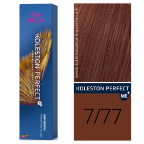 Wella - Koleston Perfect ME + Deep Browns Dye 7/77 Medium Brown Marr n Intense 60 ml