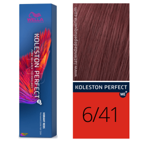 Wella - Koleston Perfect ME + Vibrant Reds Dye 6/41 Dark Copper Ash Blonde 60 ml