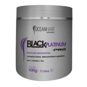 Ocean Hair - BLACK PLATINIUM PRO Maschera opacizzante 500 g